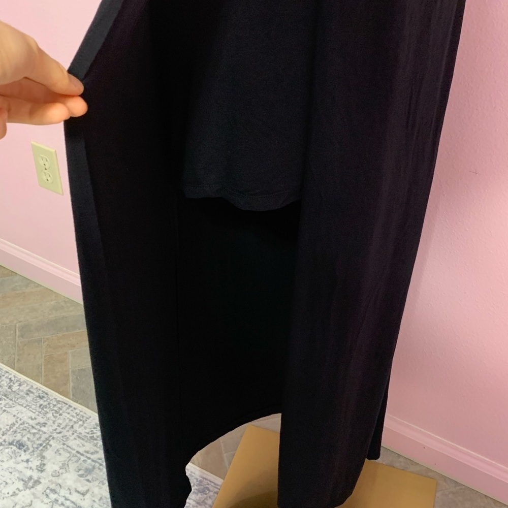 Bebe Black One-Shoulder Maxi Dress S - Picture 8 of 10